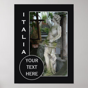 Affiche personnalisée Italie romantique