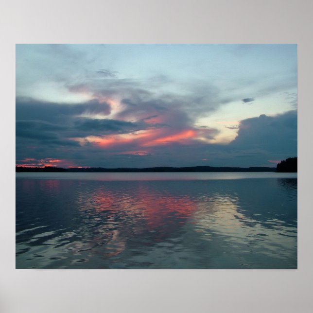 Affiche personnalisée Pastel Sunset (Devant)