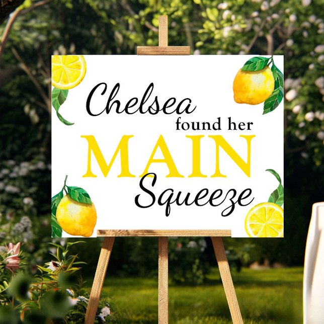 Affiche personnalisée pour la fête de mariage Main (Créateur téléchargé)