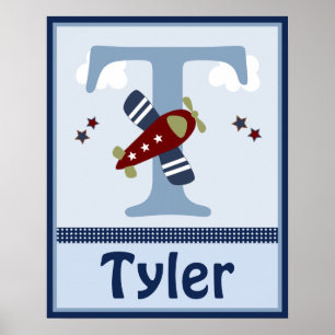 Affiche personnalisée Zoom le long de l'avion