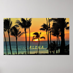 Affiche Personnaliser Aloha - Maui