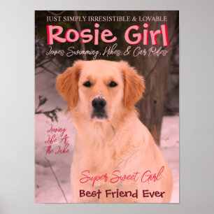 Affiche Personnaliser avec votre animal de compagnie photo