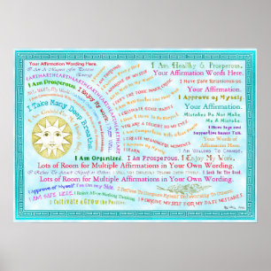 Affiche Personnaliser de cette déclaration Sunrise