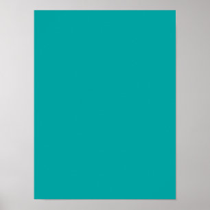 Affiche Personnaliser de la mode couleur bleu bleu bleu d'