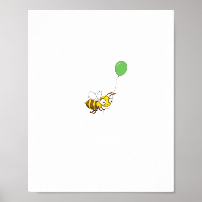Affiche Personnaliser l'anniversaire de Bumble bee (Devant)
