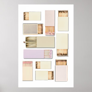 Affiche Personnaliser le Modèle vintage Matchbox