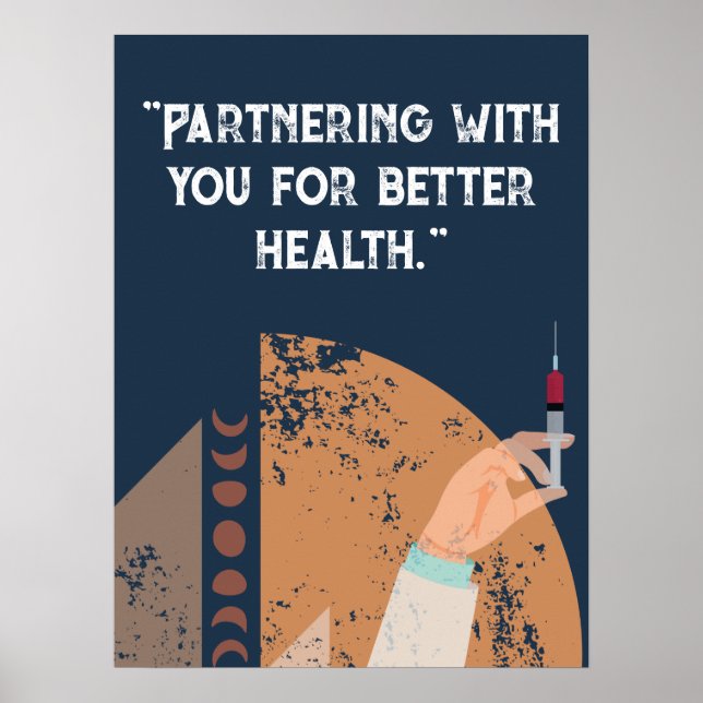 Affiche Personnaliser les devis pour l'hôpital, le centre  (Devant)