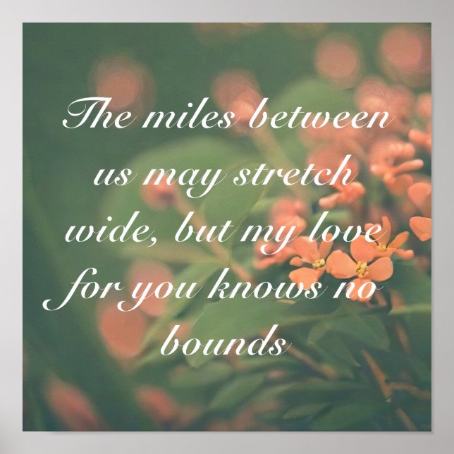 Affiche Personnaliser vous me manquez vraiment de dire (Devant)