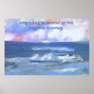 Affiche Personnalisez la peinture de superbes citations d'