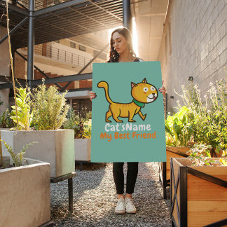 Affiche Personnalisez le meilleur chat ami