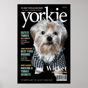 Affiche Personnalisez-Le ! Yorkie Mag