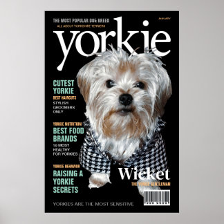 Affiche Personnalisez-Le ! Yorkie Mag