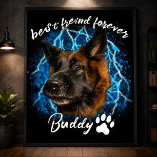 Affiche Personnalisez Votre Propre Photo De Chien Animal p