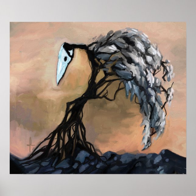 Affiche Personne d'oiseaux (Devant)