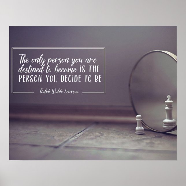 Affiche Personne Que Vous Êtes Destinée À Devenir (Devant)