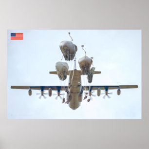 AFFICHE PERSONNEL AMÉRICAIN DE COMBAT