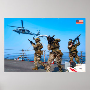 AFFICHE PERSONNEL AMÉRICAIN DE COMBAT