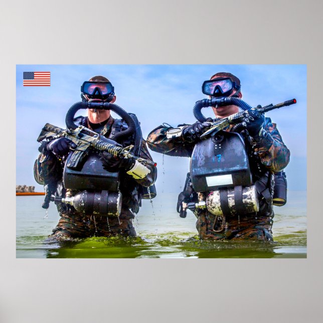 AFFICHE PERSONNEL AMÉRICAIN DE COMBAT (Devant)