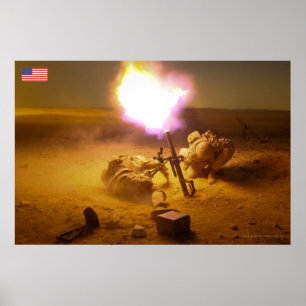AFFICHE PERSONNEL AMÉRICAIN DE COMBAT