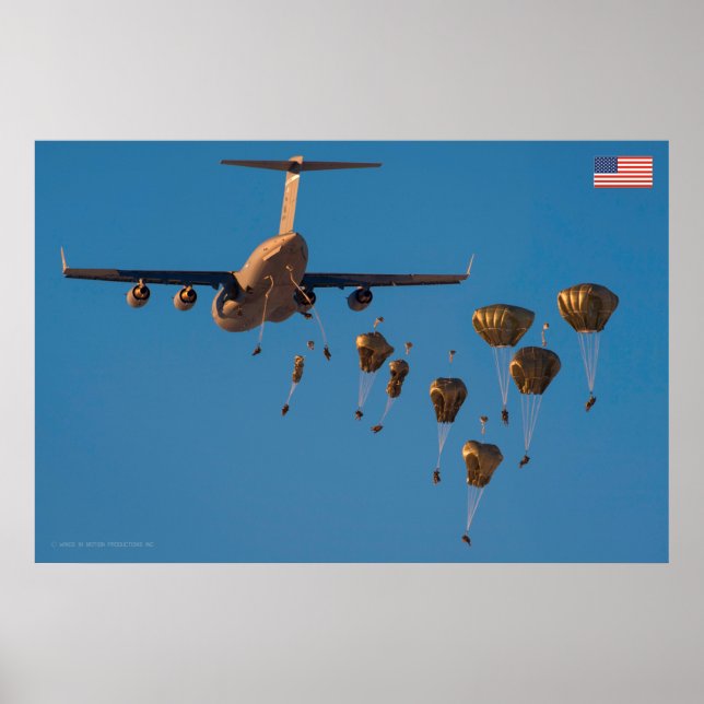 AFFICHE PERSONNEL AMÉRICAIN DE COMBAT (Devant)