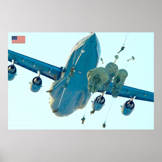 AFFICHE PERSONNEL AMÉRICAIN DE COMBAT (Devant)