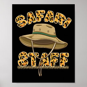 Affiche Personnel Safari Anniversaire Safari