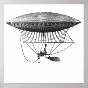 Affiche personnelle de dirigeable