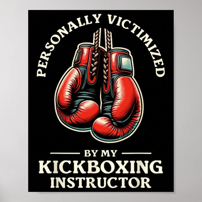 Affiche Personnellement Victimisé par mon instructeur de k (Devant)