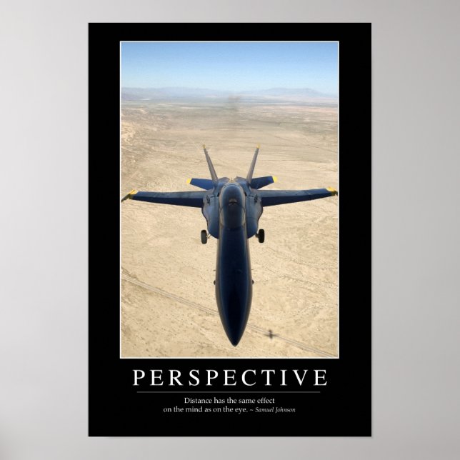 Affiche Perspective : Citation inspirante 1 (Devant)