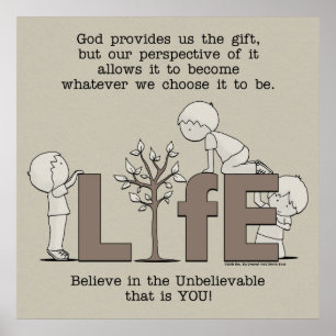 Affiche Perspective de la vie