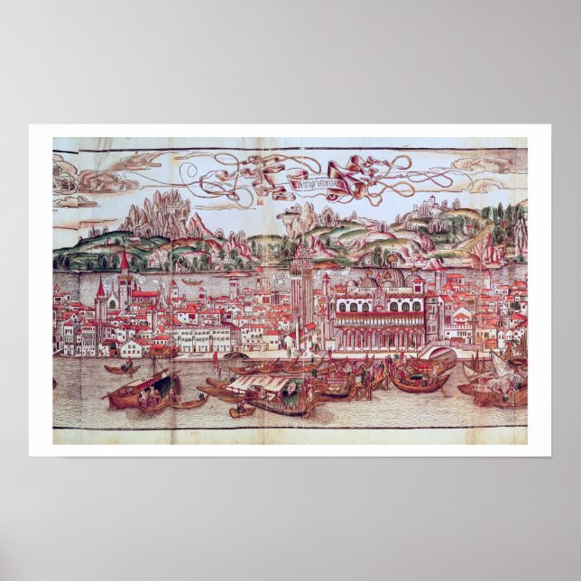 Affiche Perspective de Venise (détail) de 'Opusculu (Devant)