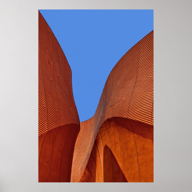 Affiche Perspective des bâtiments (Devant)