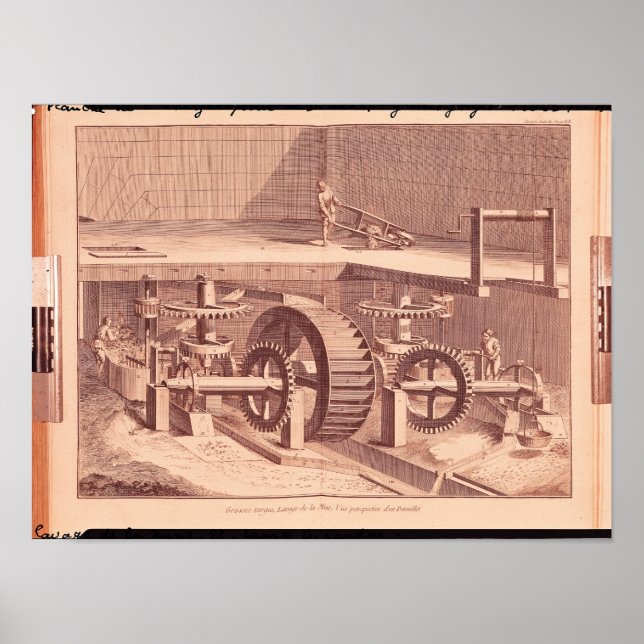 Affiche Perspective view of a 'Patouillet' (Devant)