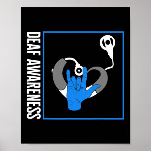 Affiche Perte Auditive Sensibilisation Sourds Implant Coch