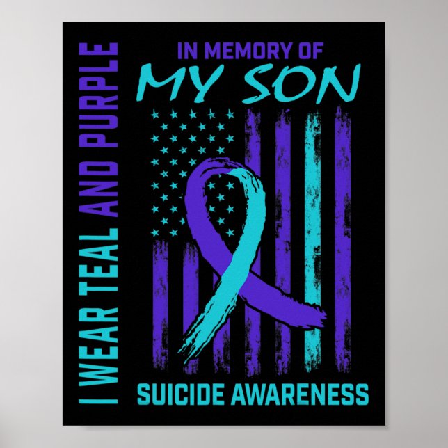 Affiche Perte De Cadeaux De Fils Sensibilisation Au Suicid (Devant)