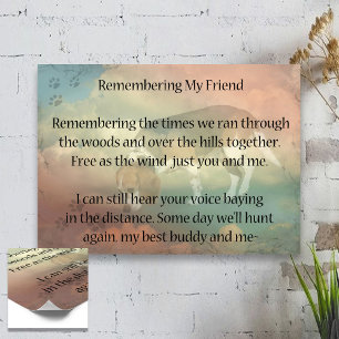 Affiche Perte d'un Beagle