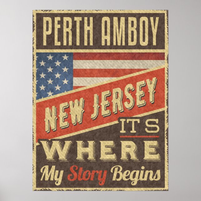 Affiche Perth Amboy New Jersey (Devant)