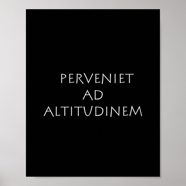 Affiche Perveniet ad altitudinem (Devant)