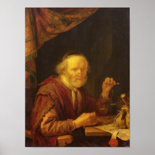 Affiche Pesage de l'or