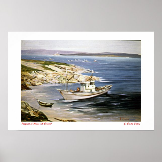 Affiche Pesquero en Muxía (La Corogne) (Devant)