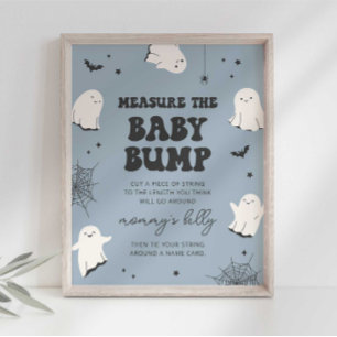 Affiche Pet Boo Mesurez le Ventre de Bébé Panneau de Baby