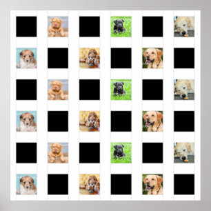 Affiche Pet photo collage 18 montag keepsaké do-it-yoursel