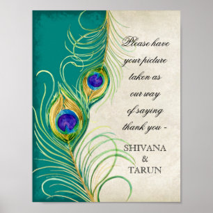 Affiche Pétac Plumes Mariage Photographie Booth Signal