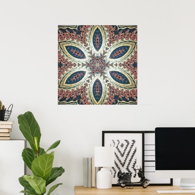 Affiche Pétales Célestes de l'Infini  (Bureau à domicile)