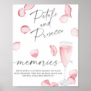 Affiche Pétales et Procuco - souvenirs avec la mariée
