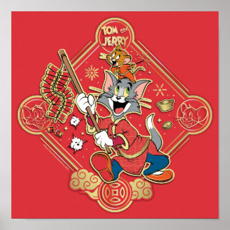Affiche Pétards Tom & Jerry Lighting
