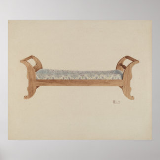 Affiche Peter C. Ustinoff Day Bed c. 1940