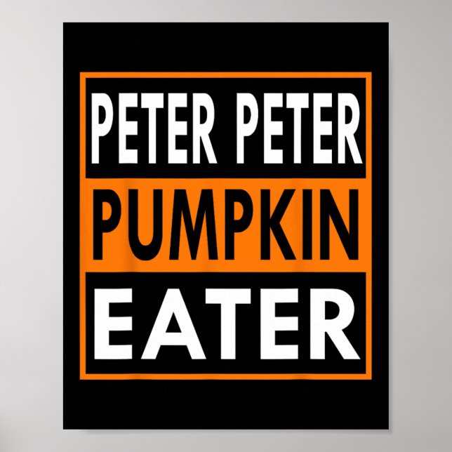 Affiche Peter Citrouille Costume De Manger Pour Couples -  (Devant)