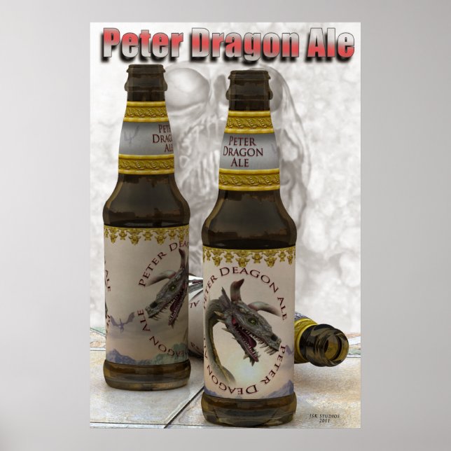 Affiche PETER Dragon Ale 2011 (Devant)