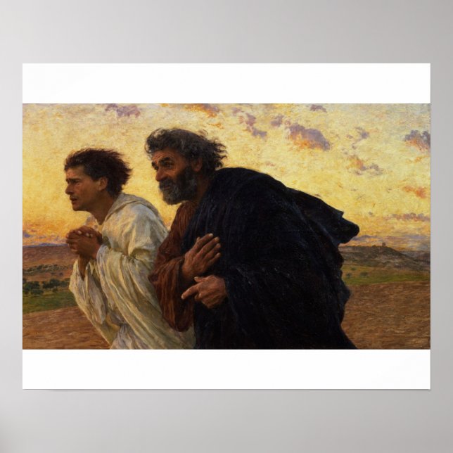 Affiche Peter et John Running (Devant)